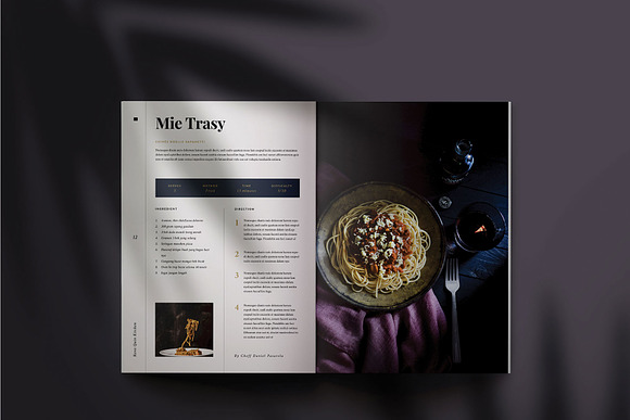 Cookbook / Recipe Book V.2 in Brochure Templates - product preview 5