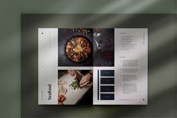 Cookbook / Recipe Book V.2 in Brochure Templates - product preview 6