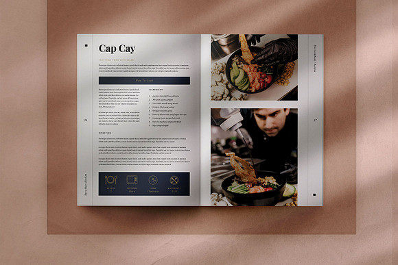 Cookbook / Recipe Book V.2 in Brochure Templates - product preview 7