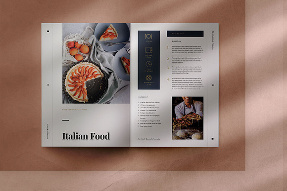 Cookbook / Recipe Book V.2 in Brochure Templates - product preview 8