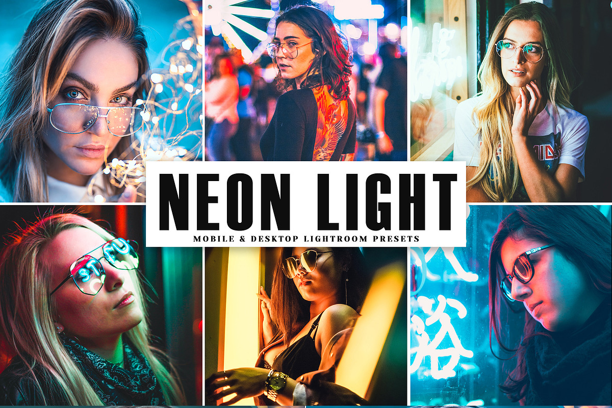Neon Light Pro Lightroom Presets in Add-Ons - product preview 8