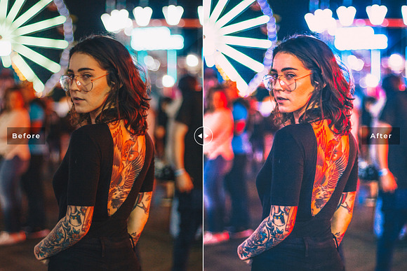 Neon Light Pro Lightroom Presets in Add-Ons - product preview 1
