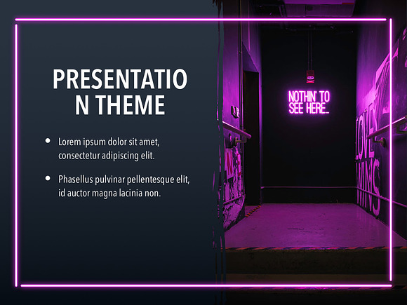 Neon Splash PowerPoint Theme in PowerPoint Templates - product preview 9
