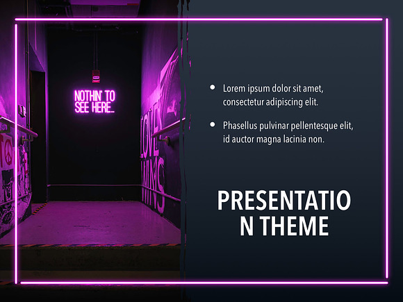 Neon Splash PowerPoint Theme in PowerPoint Templates - product preview 10