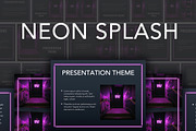 Neon Splash Google Slides Theme