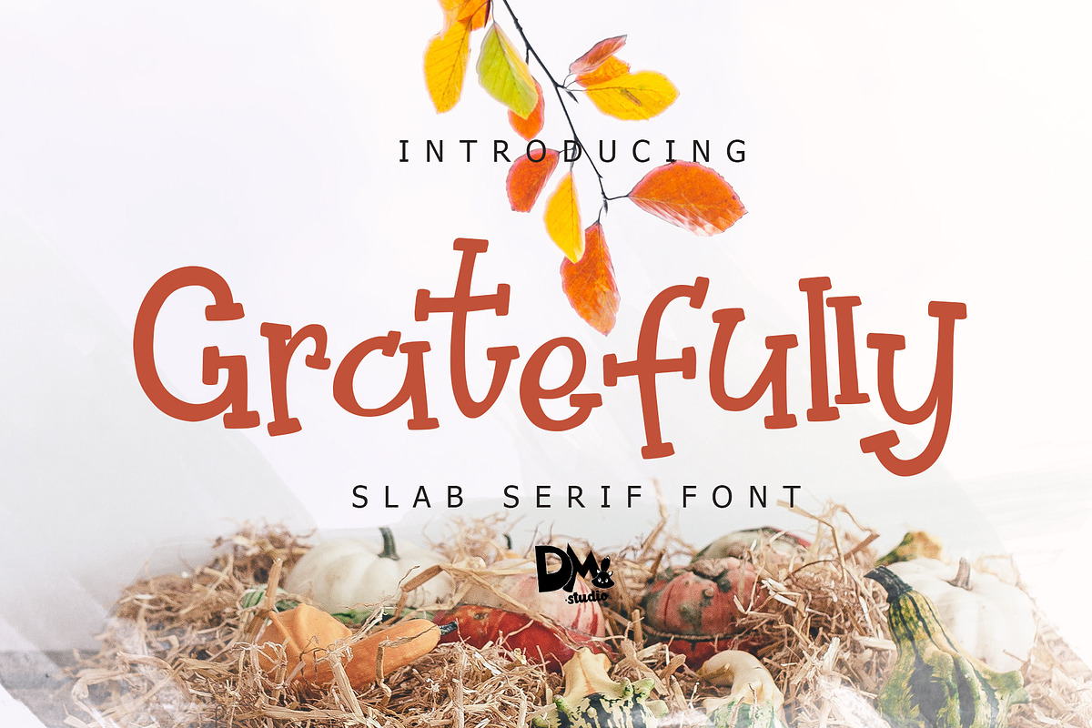 Gratefully - Slab Serif Font in Slab Serif Fonts - product preview 8