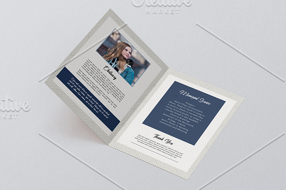 Funeral Program Template - V906 in Brochure Templates - product preview 2