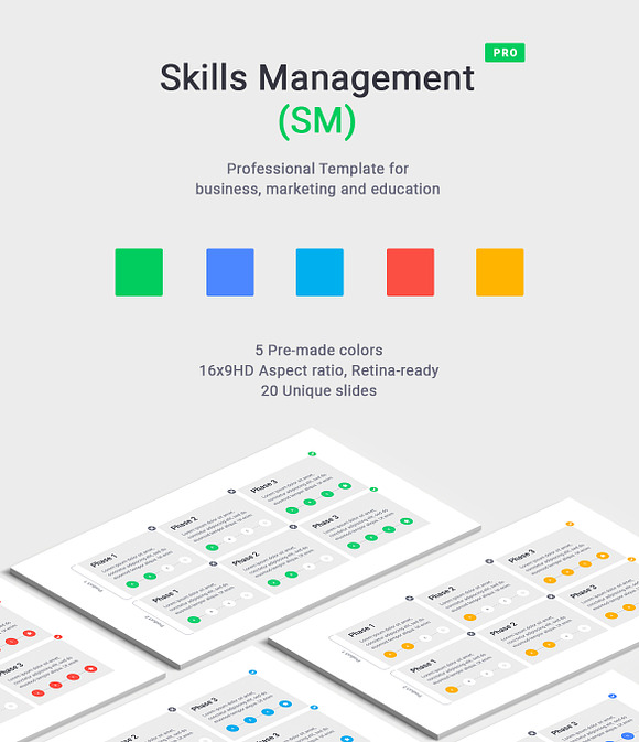 Skills Management for PowerPoint in PowerPoint Templates - product preview 1