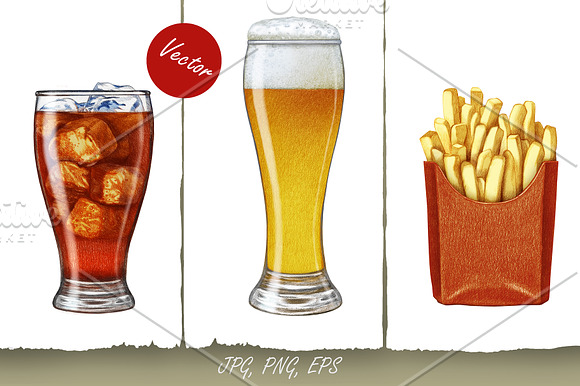Make Your Perfect Burger! in Illustrations - product preview 1