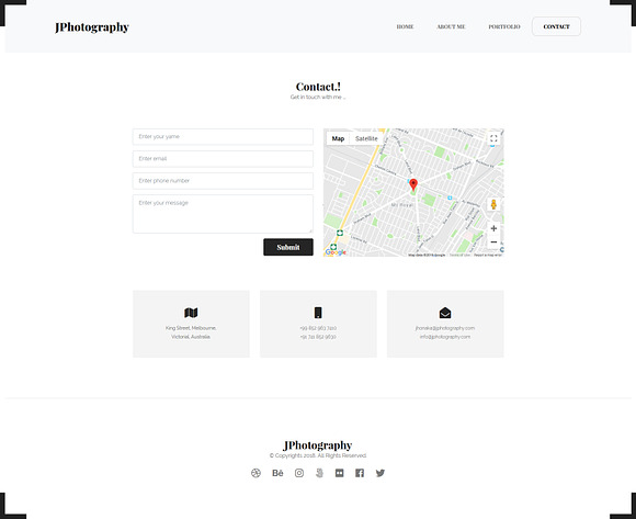 JPhotography - Minimal Photography in Bootstrap Themes - product preview 4