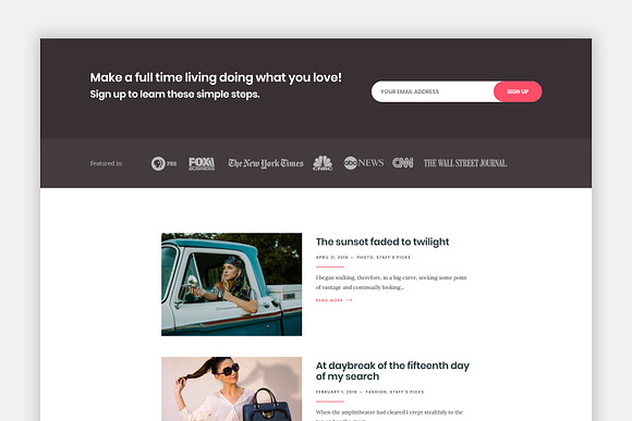 Marcelle - Personal Development Blog in WordPress Magazine Themes - product preview 1