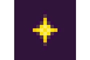 Space Pixel game, Yellow Star or