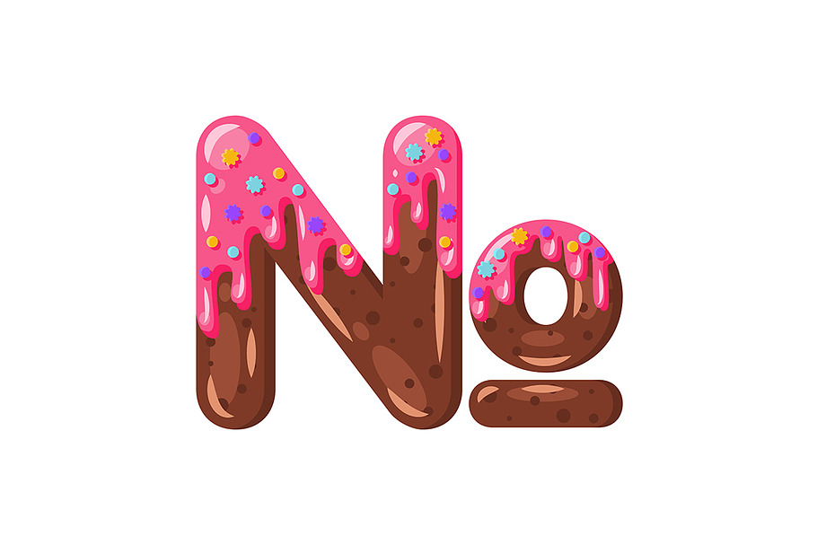 Donut cartoon numero symbol in Add-Ons - product preview 8