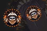 Dead Skull Motocross T-shirt Design