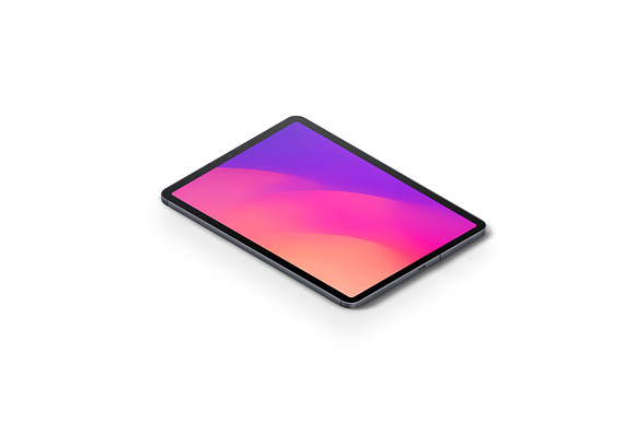 Tablet Pro 2018 - 12 Mockups in Mobile & Web Mockups - product preview 2