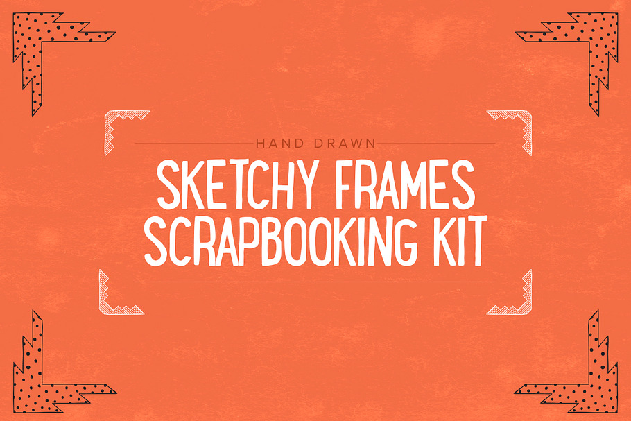 Hand Drawn Scrapbooking Kit - SALE