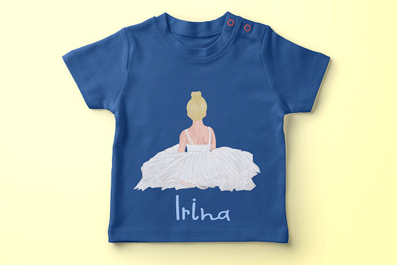Cute Ballerina Clipart, Ballet dance in Illustrations - product preview 6