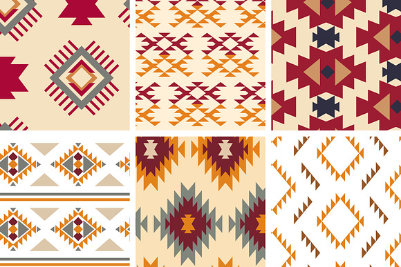 22 Southwestern Navajo Patterns Pack in Patterns - product preview 6