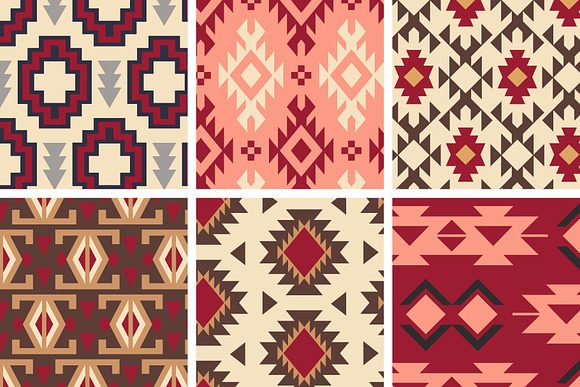 22 Southwestern Navajo Patterns Pack in Patterns - product preview 7
