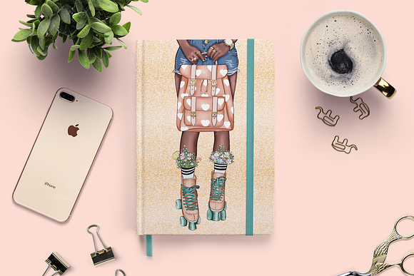 Fashion Png Planner Clipart in Illustrations - product preview 1
