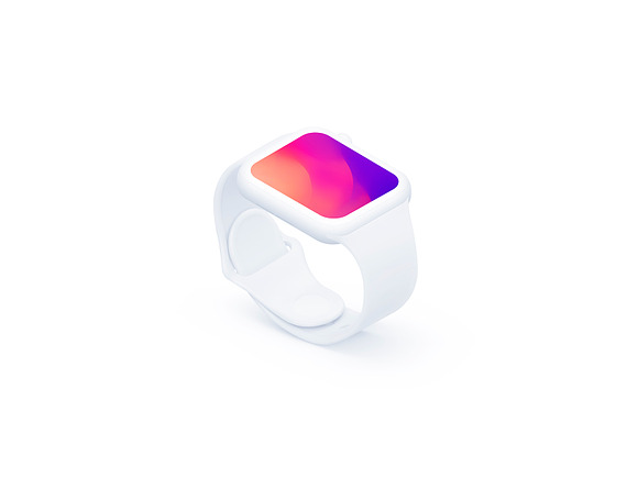 Watch S4 - 12 Isometric Mockup in Mobile & Web Mockups - product preview 18