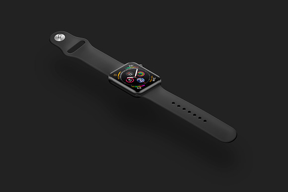 Watch S4 - 12 Isometric Mockup in Mobile & Web Mockups - product preview 31