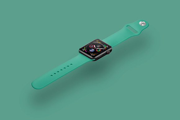 Watch S4 - 12 Isometric Mockup in Mobile & Web Mockups - product preview 37