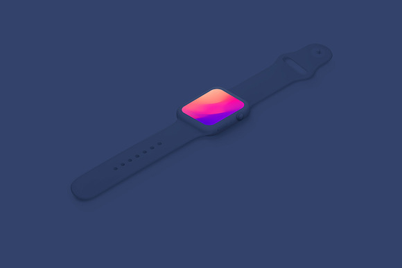 Watch S4 - 12 Isometric Mockup in Mobile & Web Mockups - product preview 45