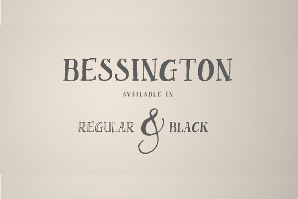 Bessington - Uppercase Display font