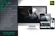 Deka - Creative Agency Muse Template