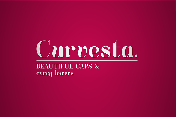 Curvesta – Display Font in Display Fonts - product preview 1