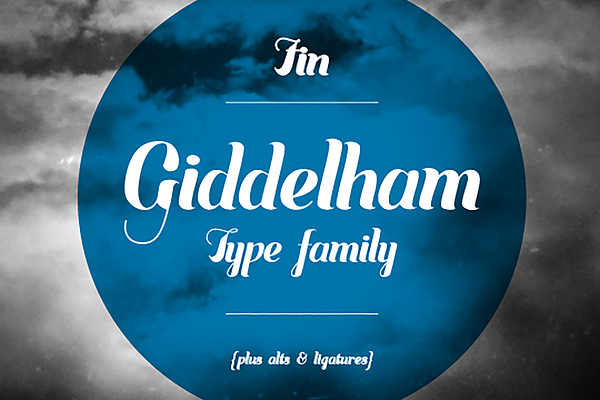 Giddleham Family – Display Font
