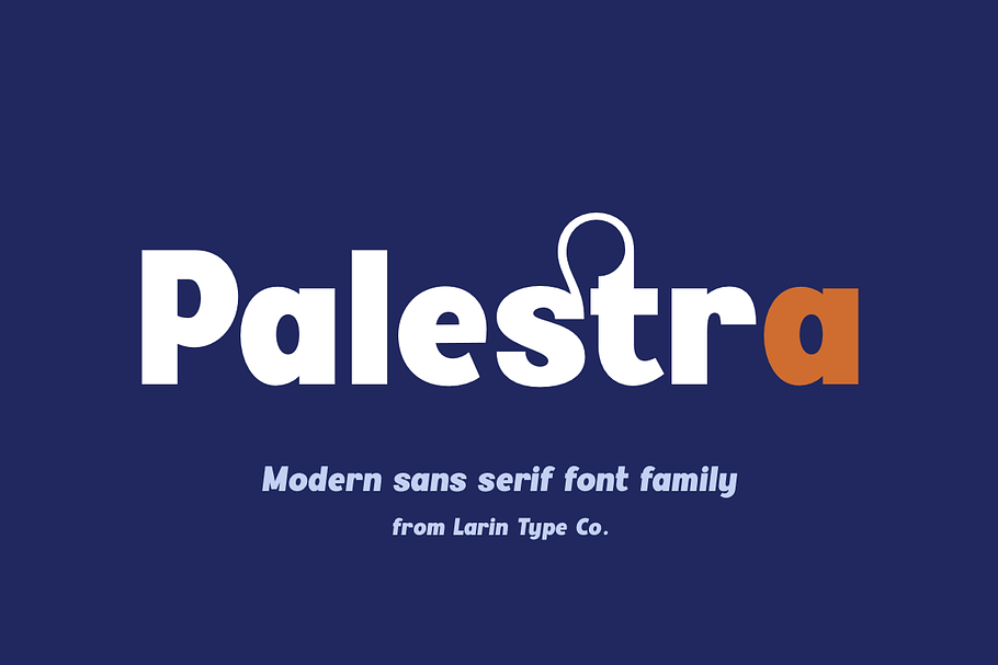 Palestra in Sans-Serif Fonts - product preview 8
