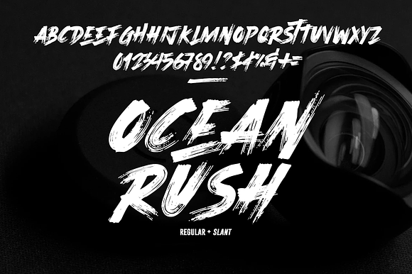 Ocean Rush - Font in Display Fonts - product preview 6