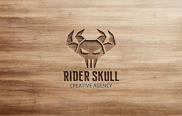 Rider Skull in Logo Templates - product preview 1