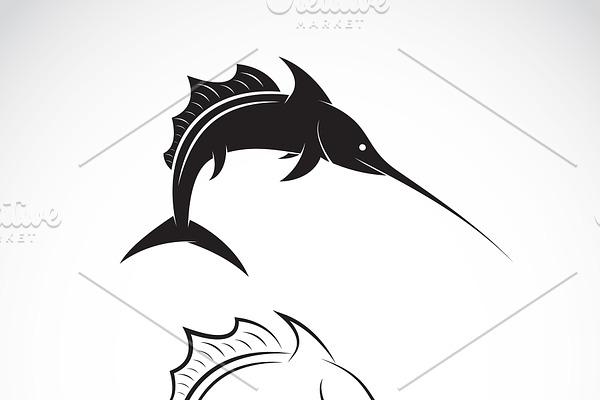 Vector of sailfish design.Sea Animal