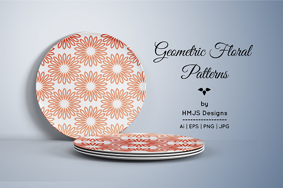 Geometric Floral Patterns in Patterns - product preview 5
