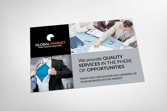 Recruiter Postcard Template in Postcard Templates - product preview 2