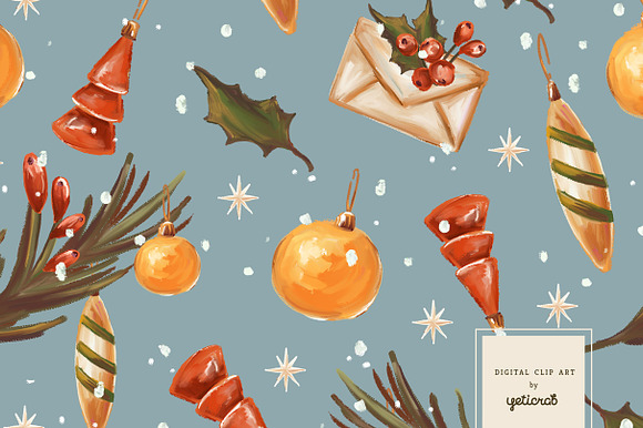 Christmas Squirrels & Winter Scenes in Illustrations - product preview 3