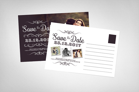 Save The Date Postcard in Postcard Templates - product preview 1