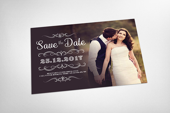 Save The Date Postcard in Postcard Templates - product preview 2