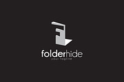 Folder Hide - Letter F Logo