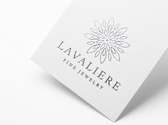 Lavaliere Jewelry Logo Template in Logo Templates - product preview 2