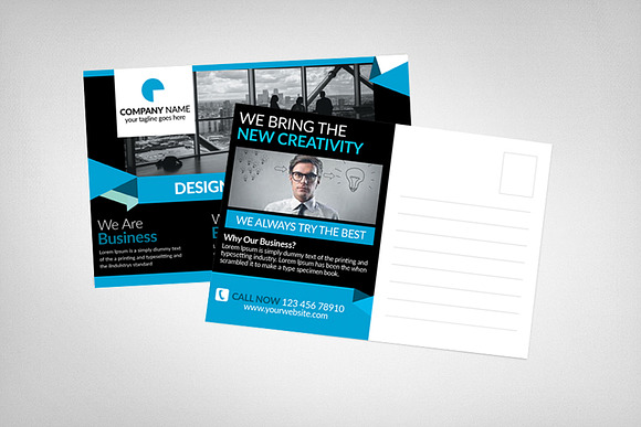 Strength Training Postcard Template in Postcard Templates - product preview 1