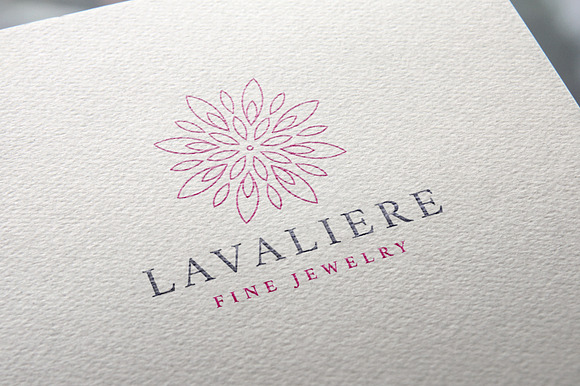 Lavaliere Jewelry Logo Template in Logo Templates - product preview 3