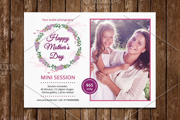 Photography Mini Session Bundle V01 in Flyer Templates - product preview 7