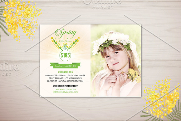 Photography Mini Session Bundle V01 in Flyer Templates - product preview 9