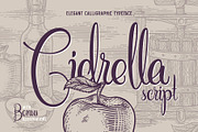 Cidrella script & graphics