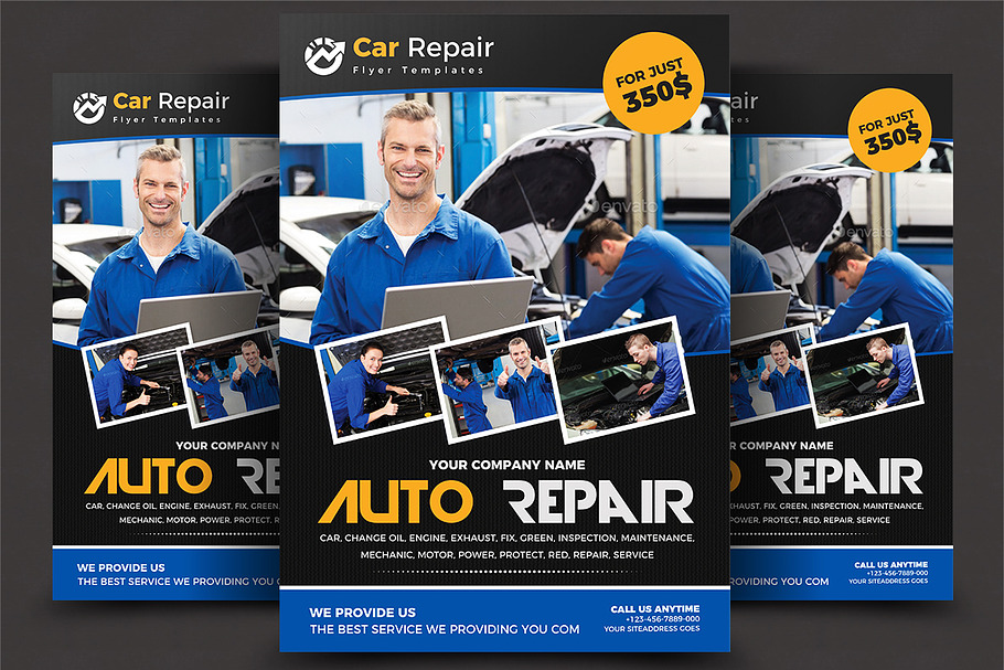 Car Repair Service Flyer