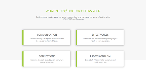CallMyDoc - One Page HTML Template in Landing Page Templates - product preview 2